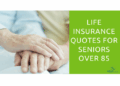 Life Insurance Quotes for Seniors Over 85